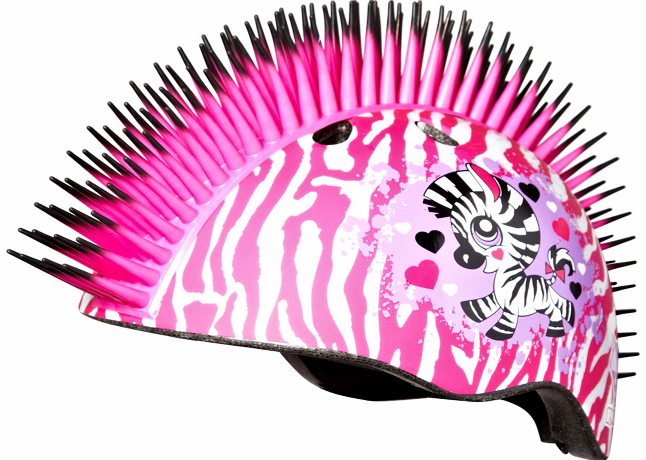 Zebra Mowhawk Helmet