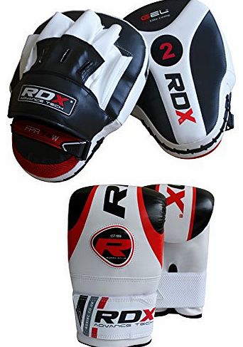 Authentic RDX Focus Pads Hook & Jab Mitts Kick Boxing MMA Strike