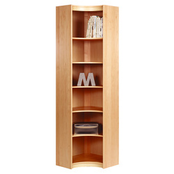 Real Beech Veneer Corner Bookcase 60W x 60D x