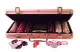 300 Piece Pink Poker Set (1399)