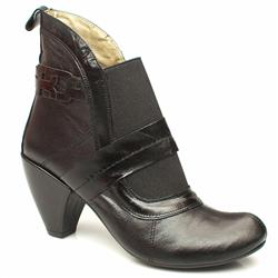 Female Una Leather Upper Casual in Black