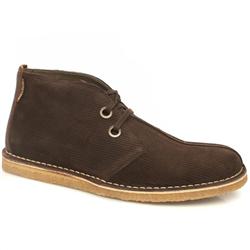 Male Mr Briggs Dezzie Boot Suede Upper Casual in Dark Brown