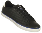 NPC Court Black Leather Trainers