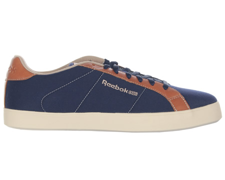 NPC Court MTL Navy Canvas Trainers