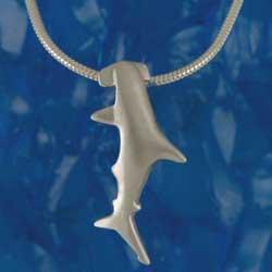 Small Hammerhead on Snake Chain