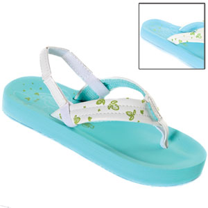 Little Ahi Kids flip flop - Blue/White