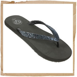 Krystal Flip Flop Dark Grey