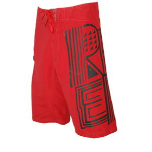 Mens Reef Last Call Boardshort. Red