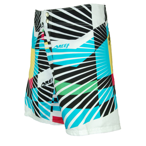 Mens Reef Rayghun 18 Boardshort. Retro