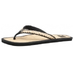 Womens LA Jolla Sandal Black/Natural