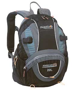 Adventure Tech Black 20L Rucksack