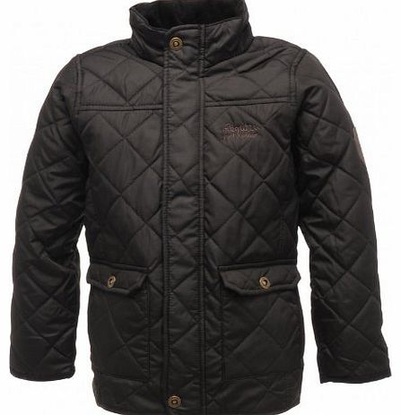 Boys Bruiser Insulated Jacket - Black/Black, 32 Inch