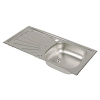 Single Bowl Stainless Steel Linen Finish Sink