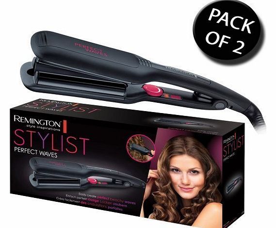 2 X 2x Remington S6280 Perfect Stylish Ceramic Ionic Hair Wave Styler Straightener