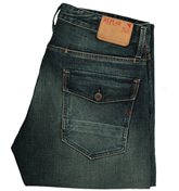 Dark Denim (Mickons) Straight Leg Jeans -