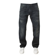 Dark Denim Straight Leg Jeans