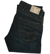 Drouman Dark Denim Slim Fit Jeans