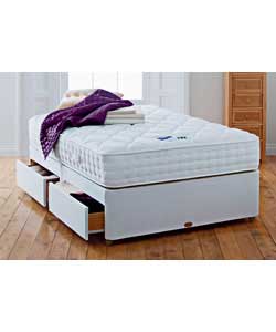 1200 Super King Divan/Latex Mattress - 4 Drawer