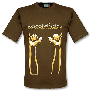 Ronaldinho Hands Tee - Brown