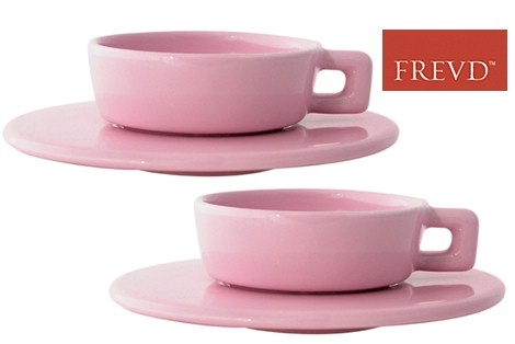 Coffee Cup Set - Pink