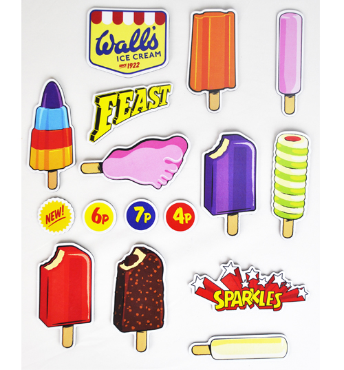 Walls Ice Cream Classics Magnet Set