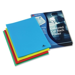 CutBack Folder Assorted A4 Ref 12223As