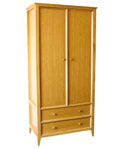 2 Drawer 2 Door Wardrobe