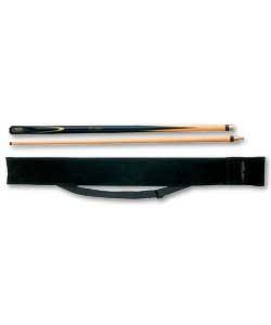 2 Piece Paul Hunter Hardwood Snooker Cue and Black Cue