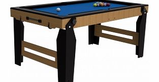 5 Rolling, Lay Flat 5 Folding Pool Table