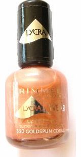 Lycra Wear Nail Polish / Varnish - 350 Goldspun Coral