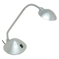 LUNAR HALOGEN SILVER DESK LAMP (RE)