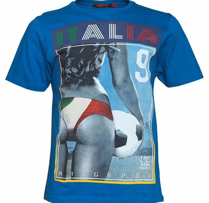 Mens World Cup Campo T-Shirt Royal