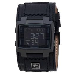 Bronx Lth Digital Tide Watch - Midnight