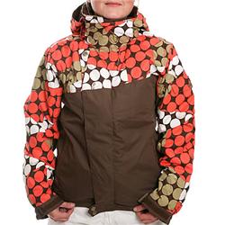 Ladies Noriin Snow Jacket - Hot Coral