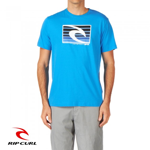 Mens Rip Curl Mick T-Shirt - Dresden Blue