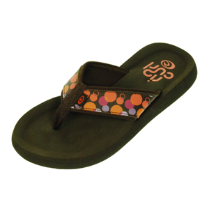 Ladies Ripcurl Bubble Flip Flops. Coffee Bean