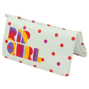 Ladies Ripcurl Dots Wallet. White