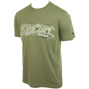 Mens Ripcurl Midders Tee Shirt. Vetiver