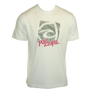 Mens Ripcurl Mogwai Tee Shirt. White