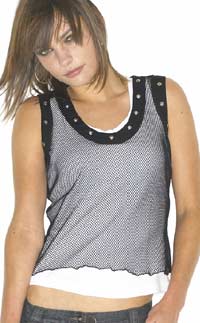 string vest (black)