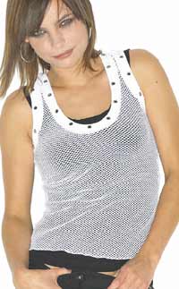 string vest (white)