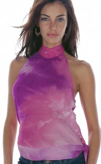 tie dye halter top