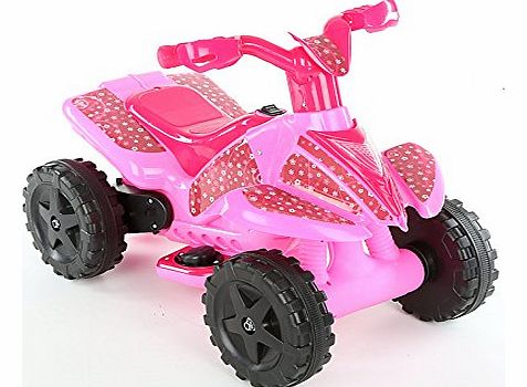 6V Electric Ride On Quad - Pink