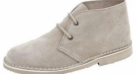 Ladies 2 Eyelet Suede Desert Boots