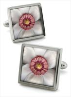 Robert Charles Botanical Magnolia Cufflinks by