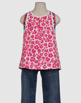 TOPWEAR Sleeveless t-shirts GIRLS on YOOX.COM