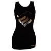 Sequin Flame Tank Top (Black)