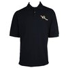 Small R Pique Polo Shirt (Black/Gold)