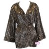 RocaWear Sleep Sexy Silk Robe (Brown)