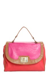 Contrast Frame Shoulder Bag